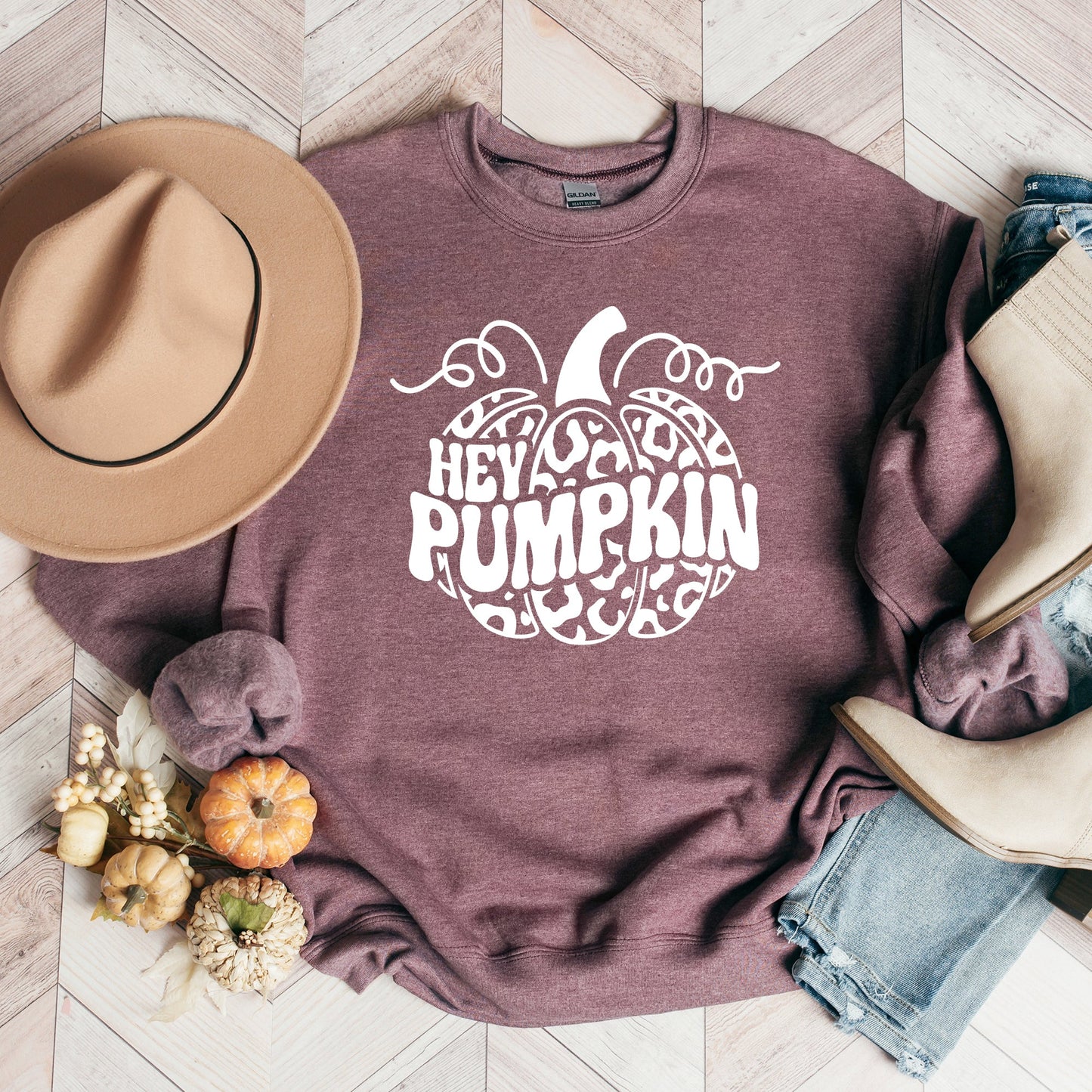 Leopard Hey Pumpkin | Sweatshirt