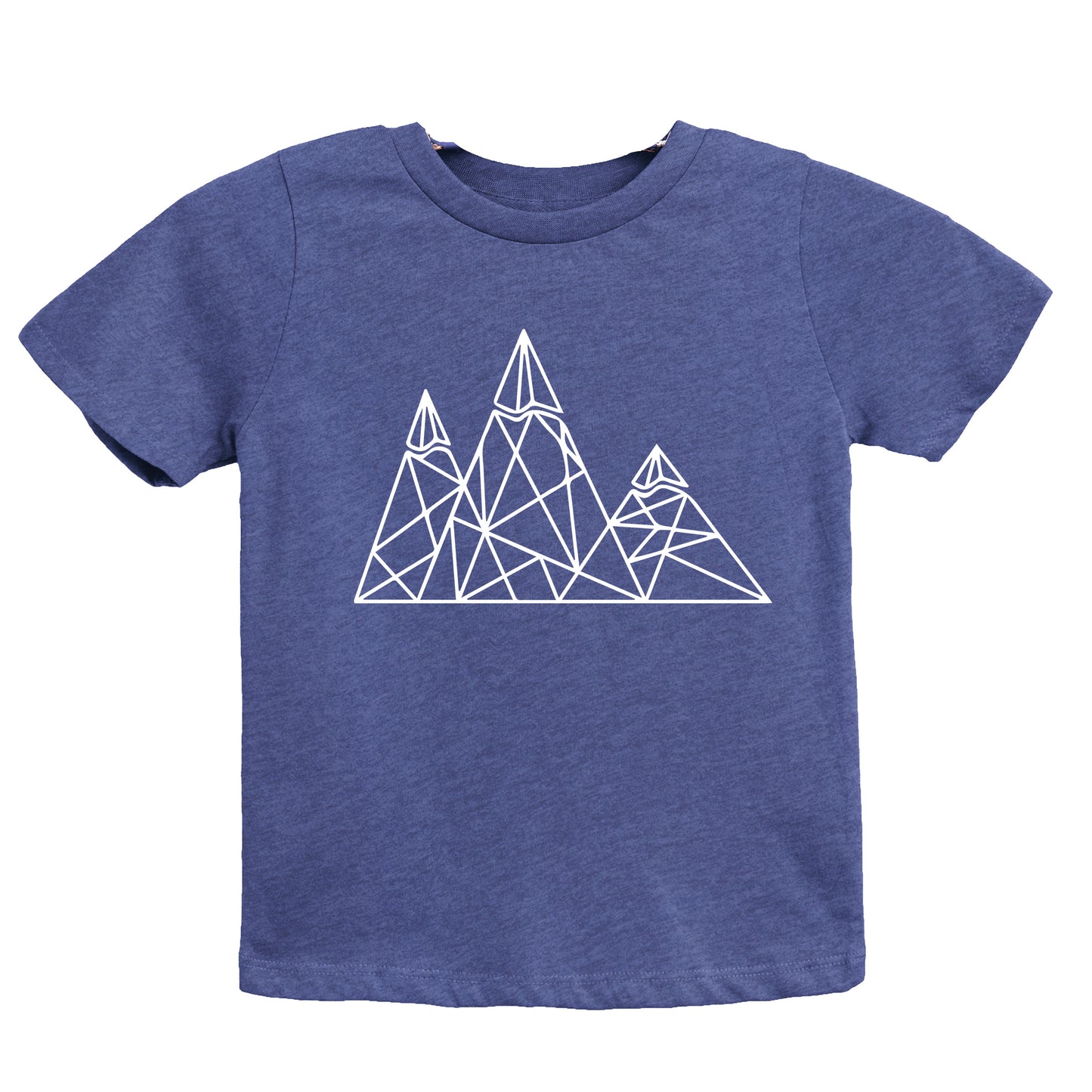 Geometric Mountains | Youth Short Sleeve Crew Neck