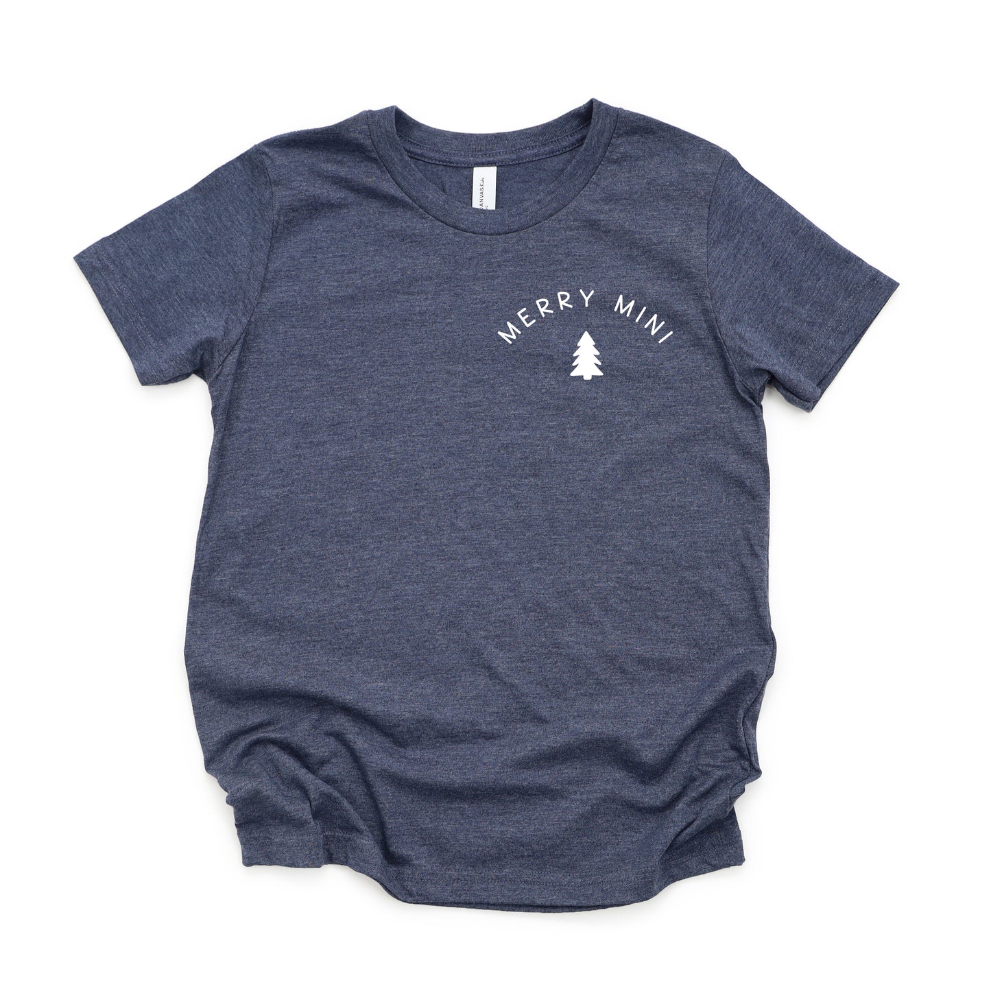 Merry Mini Tree Mini | Youth Short Sleeve Crew Neck