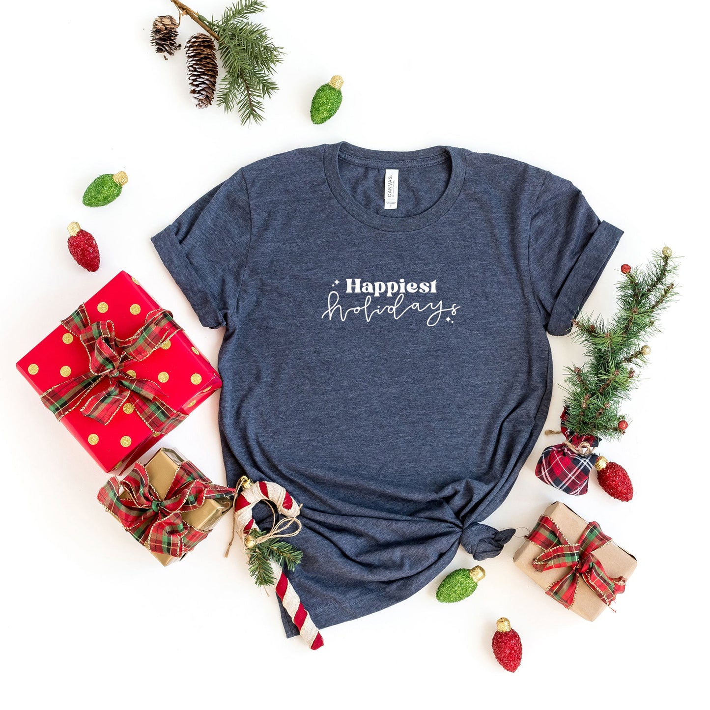 Happiest Holidays | Short Sleeve Graphic Tee