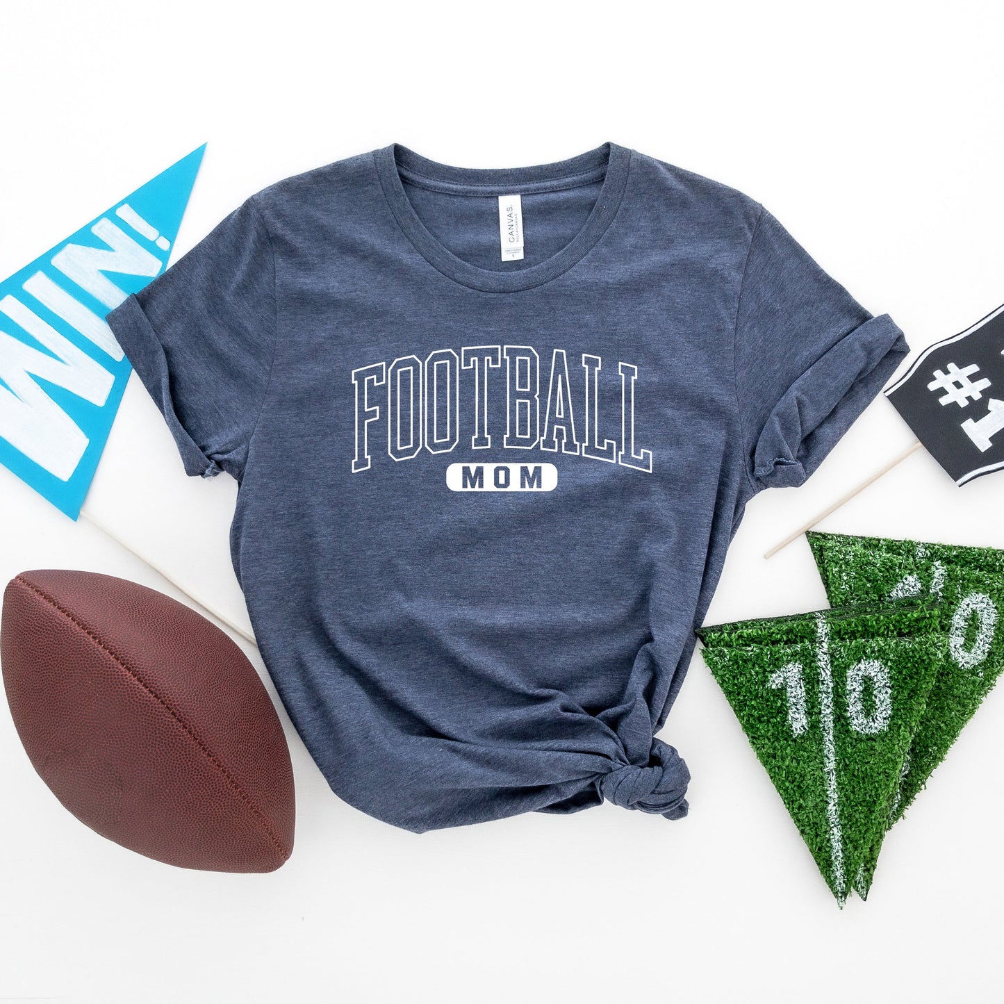 Football Mom Block | Short Sleeve Graphic Tee
