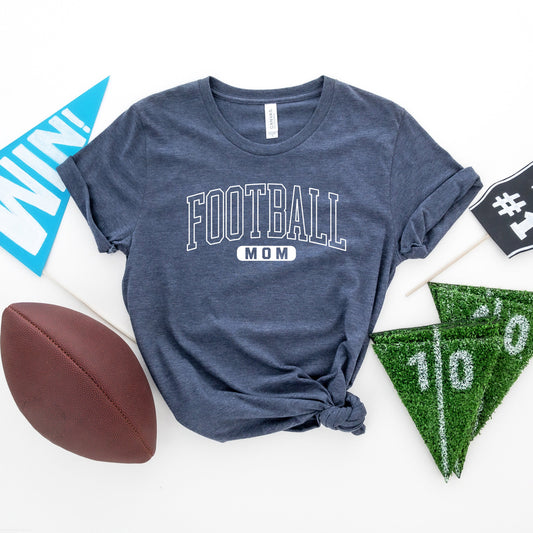 Football Mom Block | Short Sleeve Graphic Tee