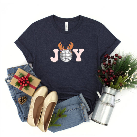 Joy Reindeer | Youth Short Sleeve Crew Neck