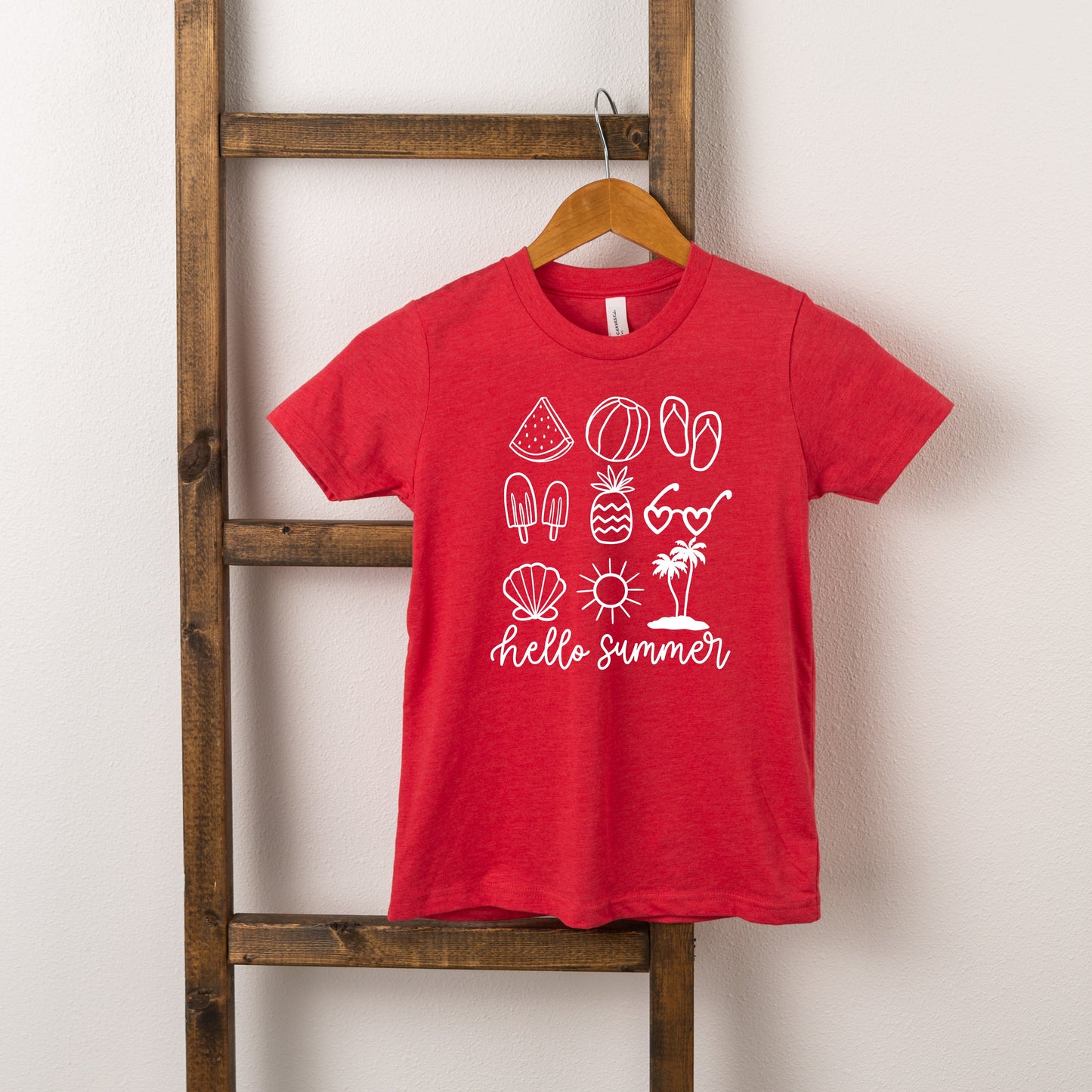 Hello Summer Chart | Toddler Short Sleeve Crew Neck