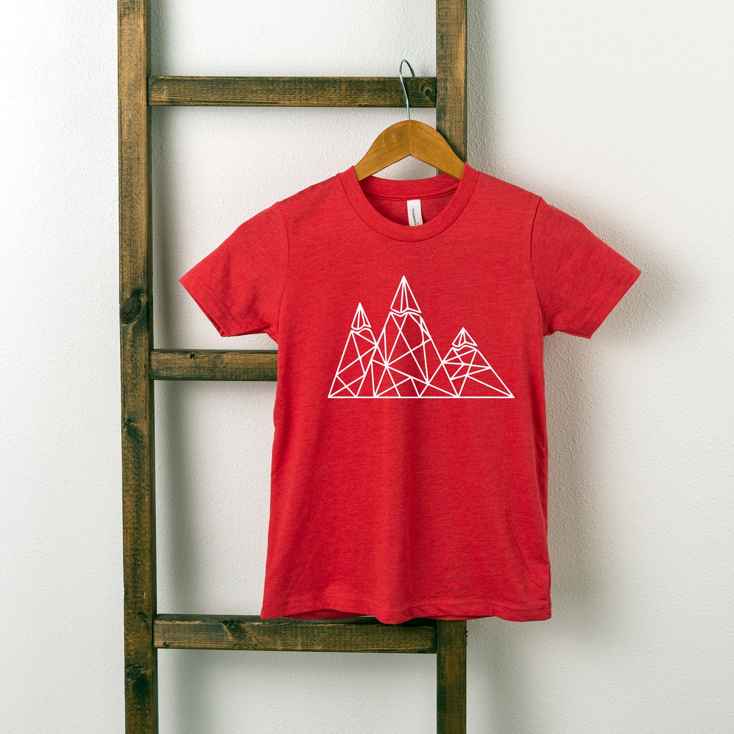 Geometric Mountains | Youth Short Sleeve Crew Neck