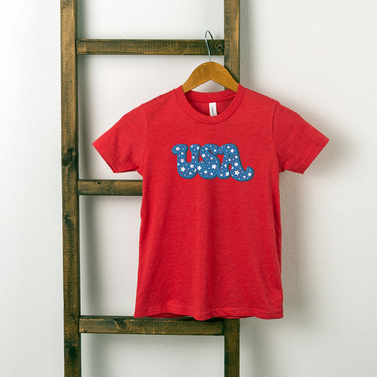 USA Bold Stars | Youth Short Sleeve Crew Neck