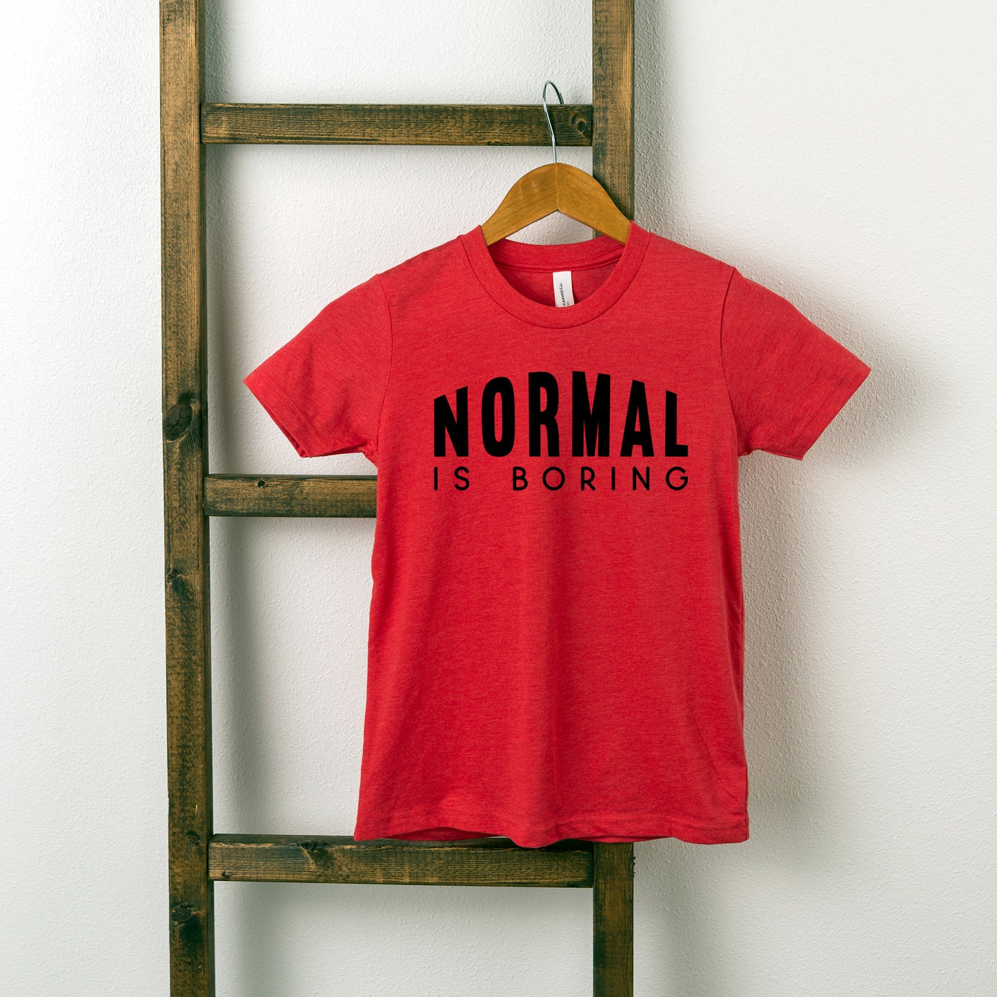 Normal Is Boring | Youth Short Sleeve Crew Neck