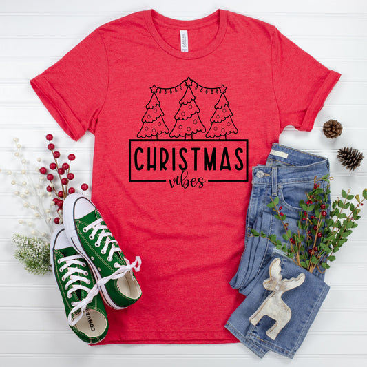 Christmas Vibes | Youth Short Sleeve Crew Neck