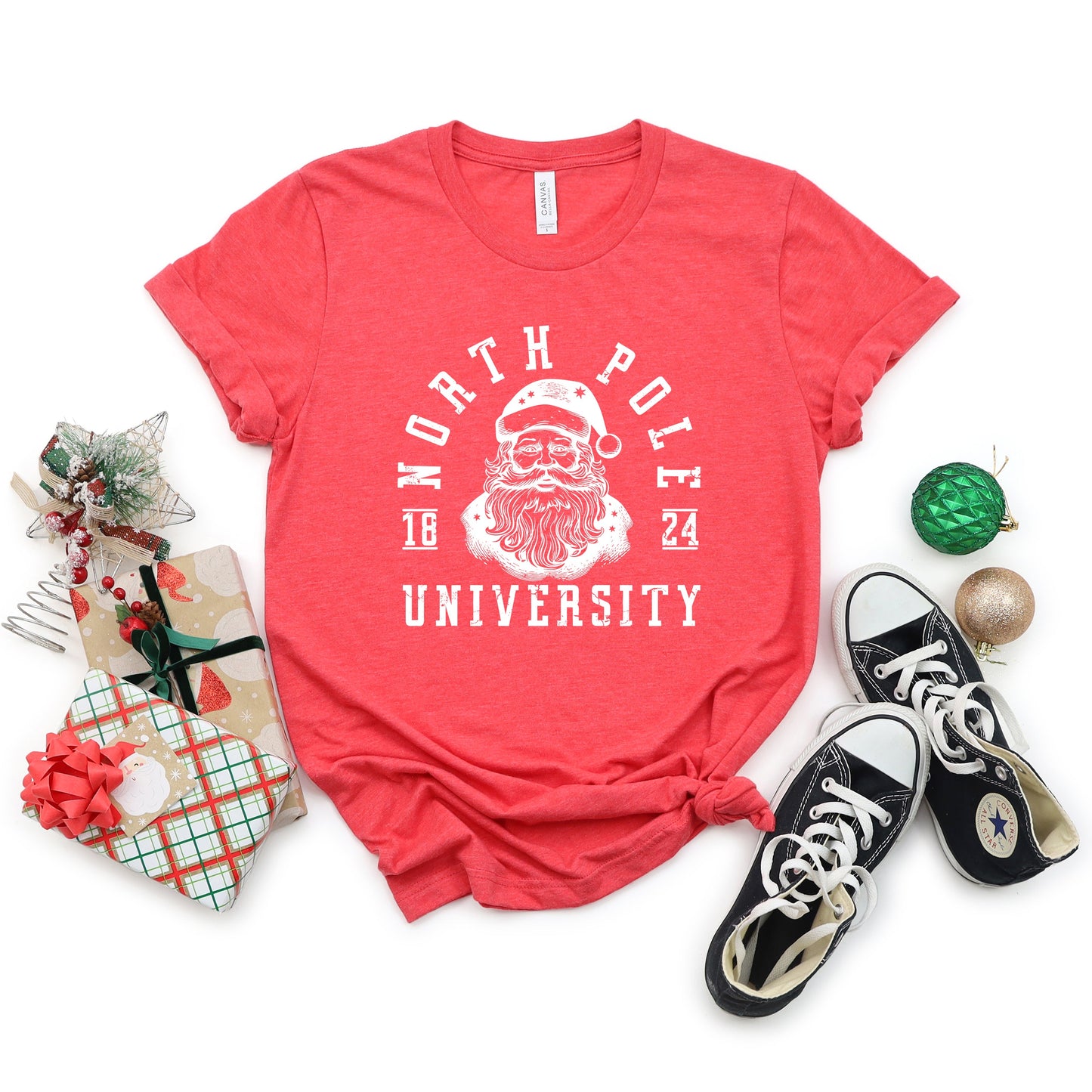 North Pole Santa 1824 | Short Sleeve Crewneck