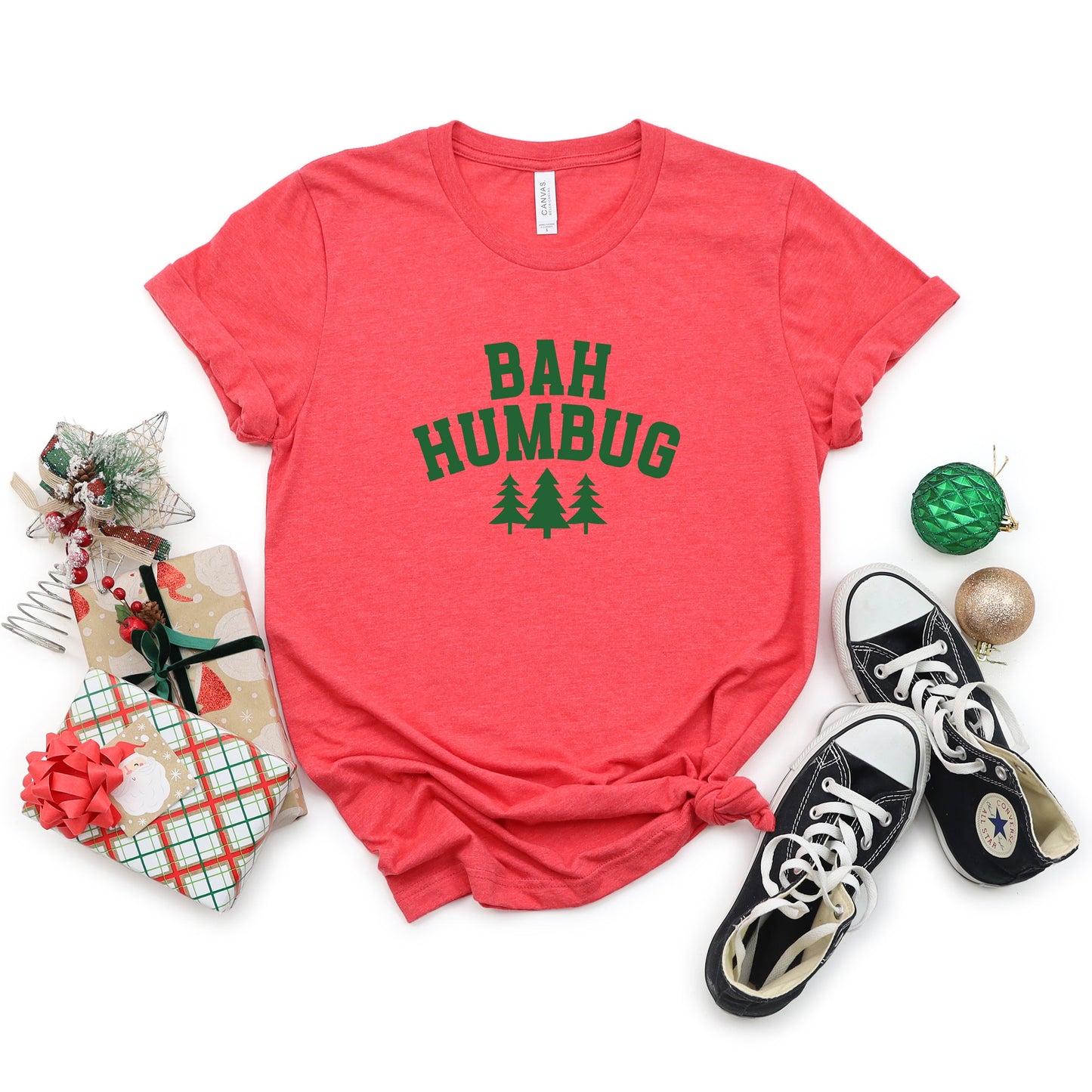 Bah Humbug Trees | Short Sleeve Crew Neck