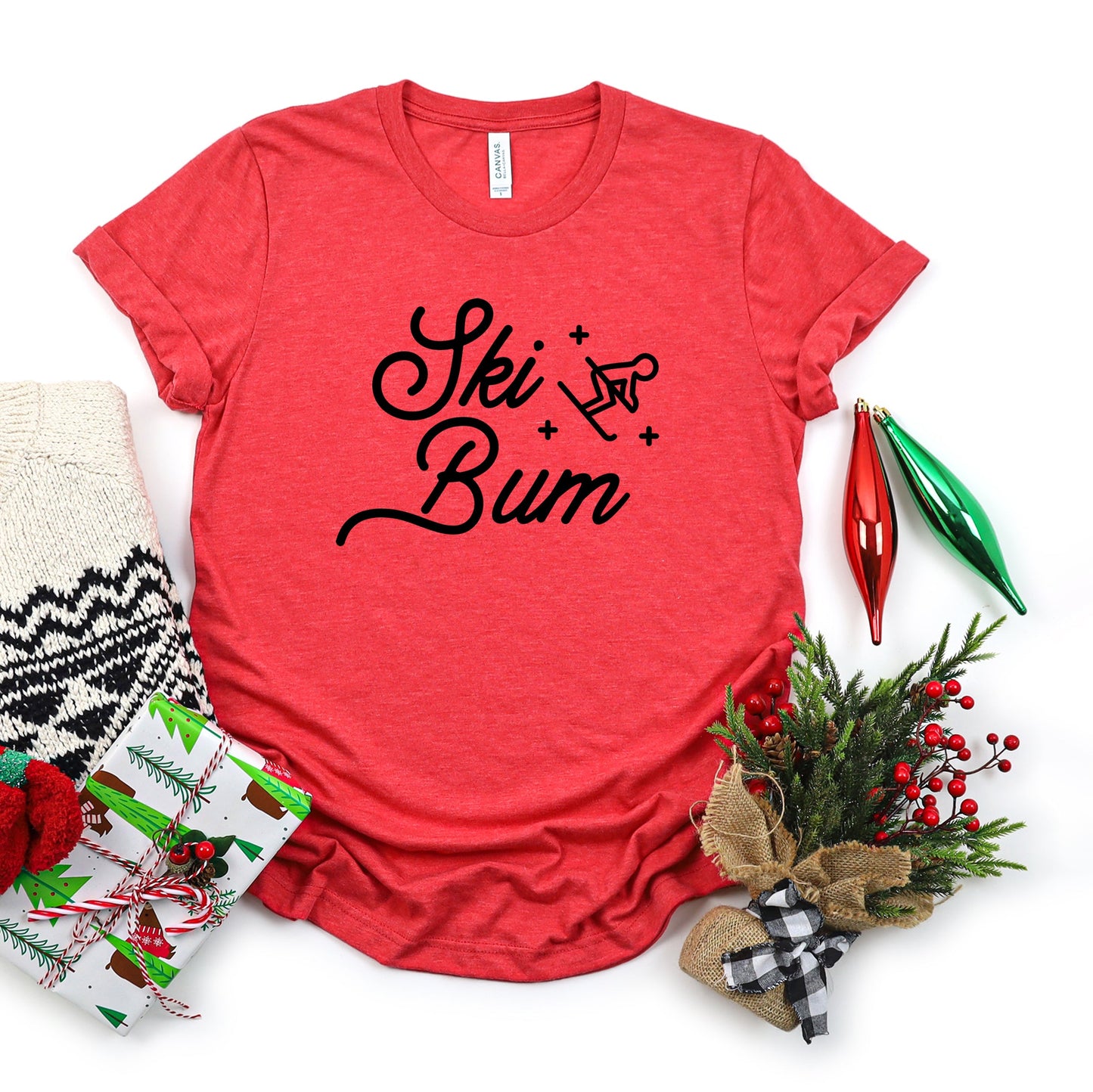 Ski Bum Skier | Short Sleeve Graphic Tee