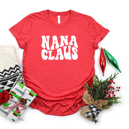Nana Clause Wavy | Short Sleeve Graphic Tee