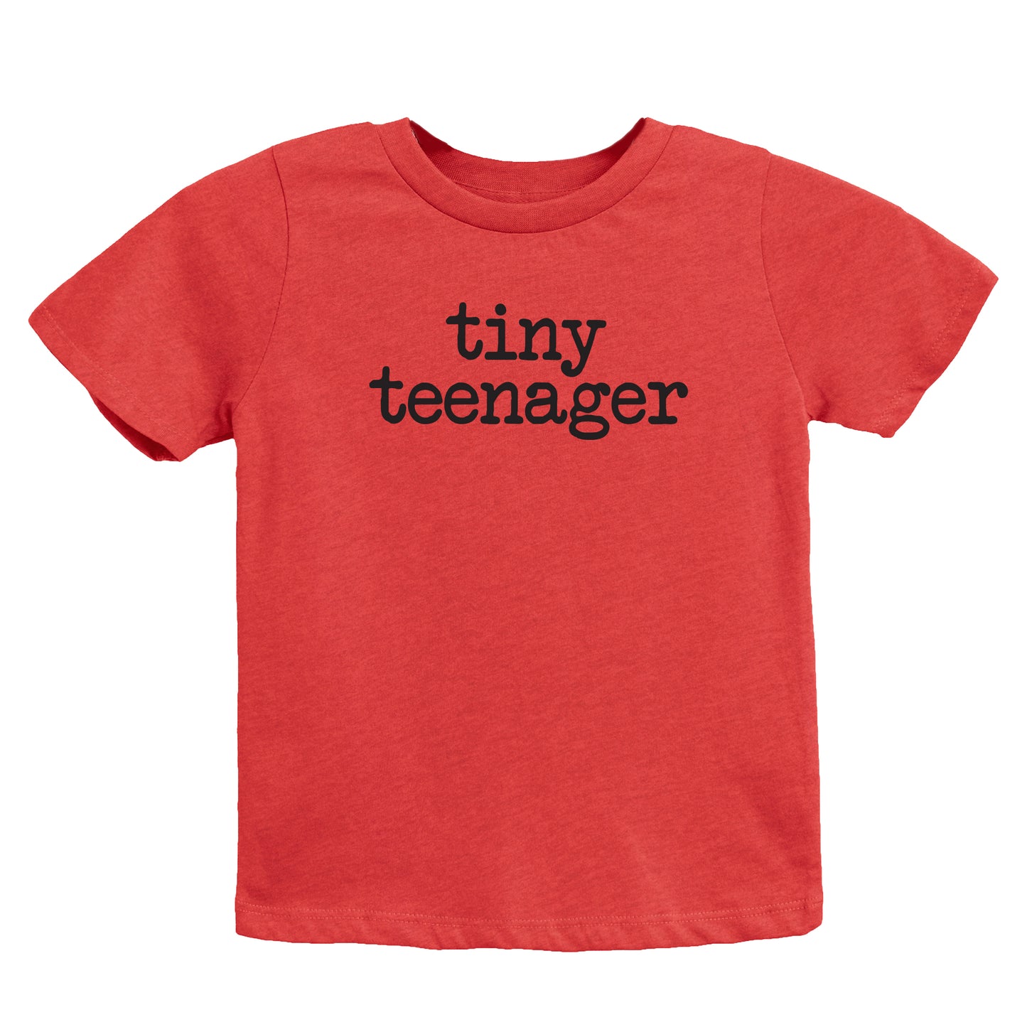Tiny Teenager Typewriter | Toddler Graphic Short Sleeve Tee