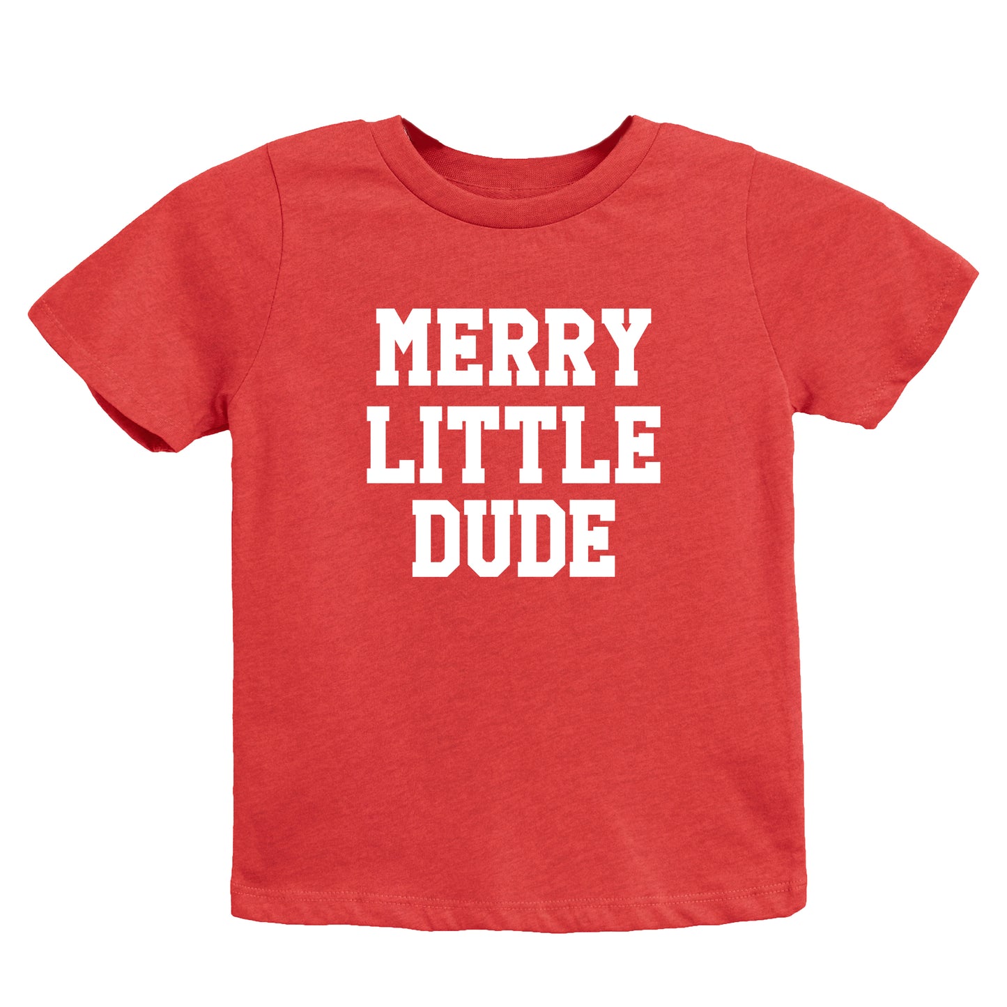 Merry Little Dude | Toddler Graphic Short Sleeve Tee