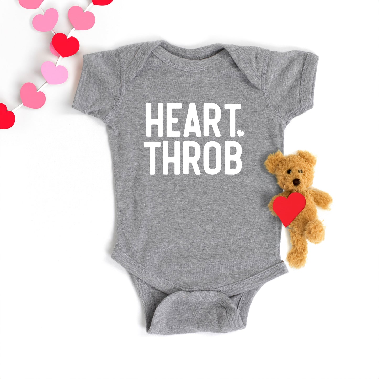 Heart Throb Small Heart | Baby Graphic Short Sleeve Bodysuit
