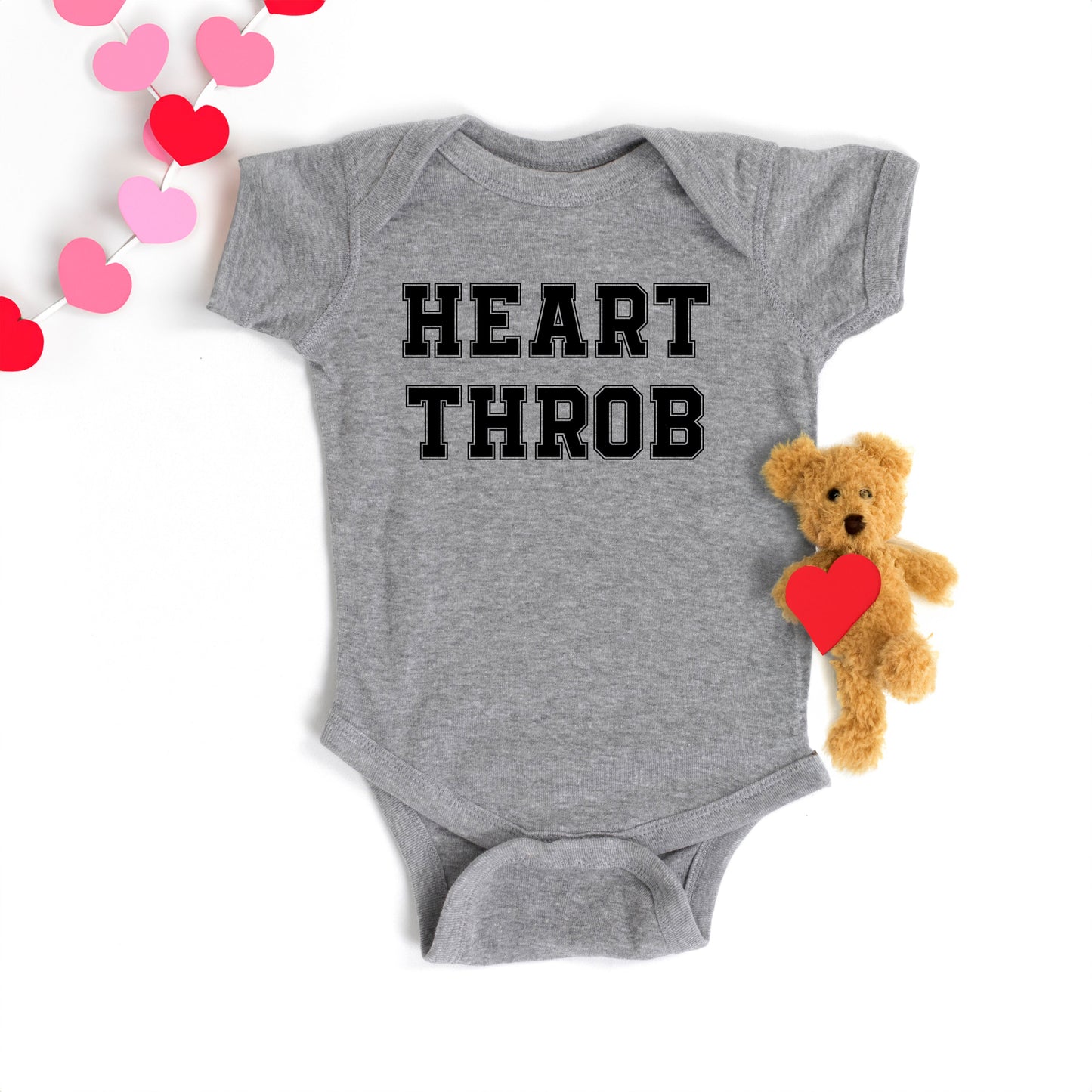 Heart Throb | Baby Graphic Short Sleeve Bodysuit