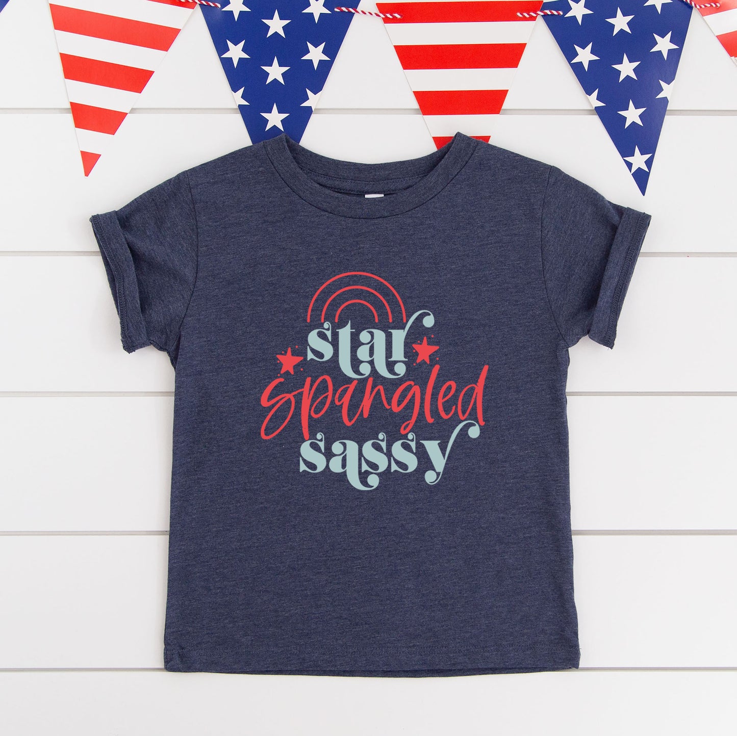 Star Spangled Sassy | Youth Short Sleeve Crew Neck