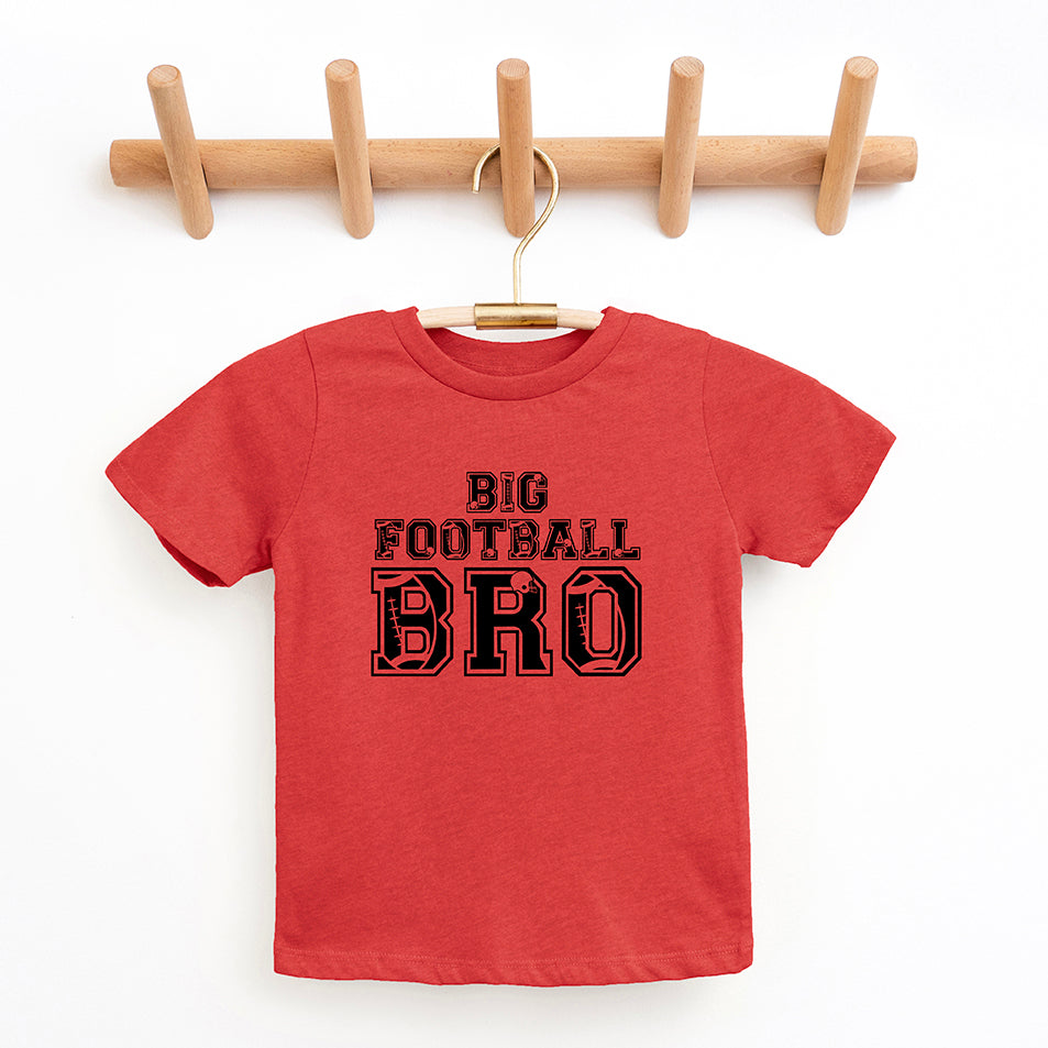 Big Football Bro | Toddler Graphic Short Sleeve Tee