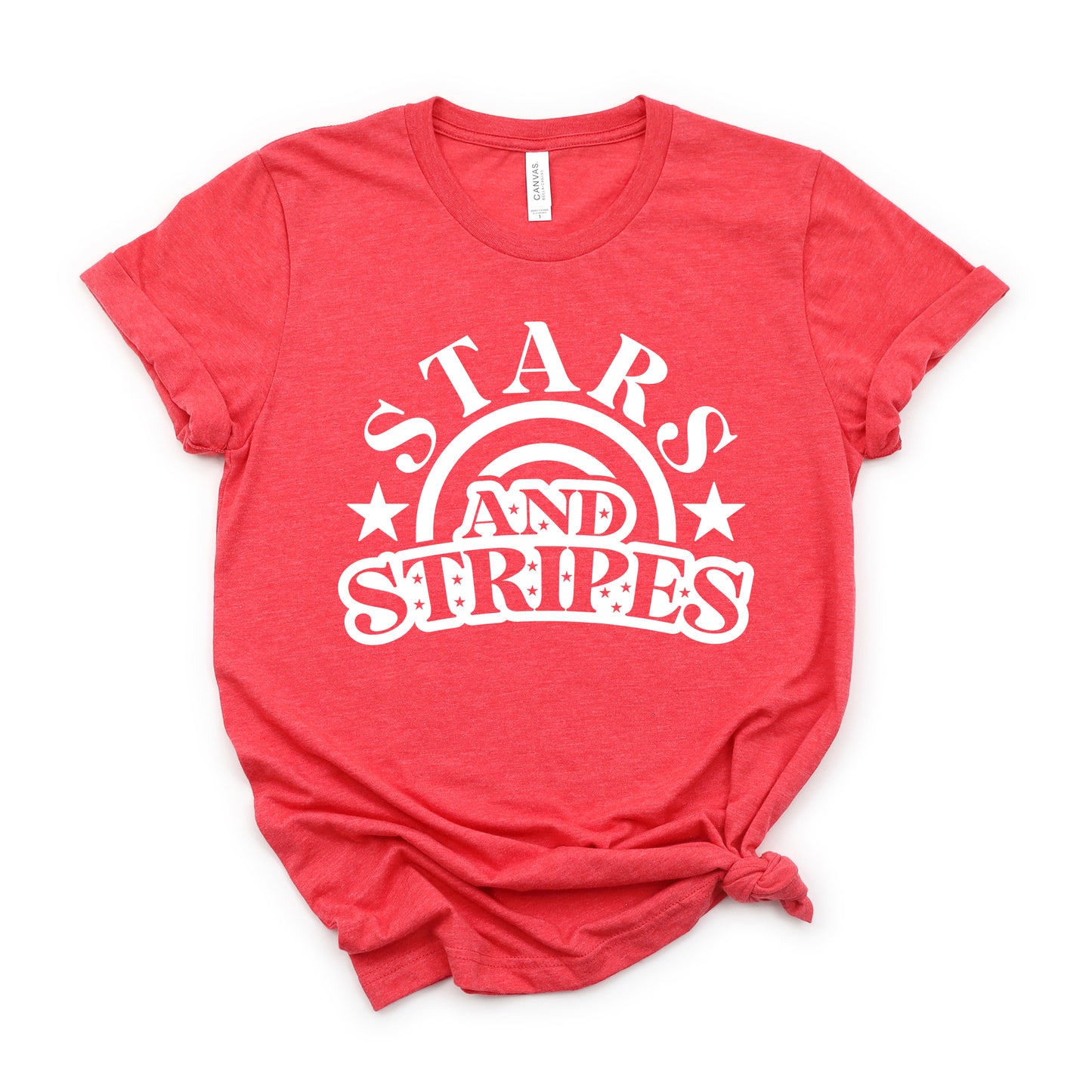 Stars and Stripes Arched | Short Sleeve Graphic Tee