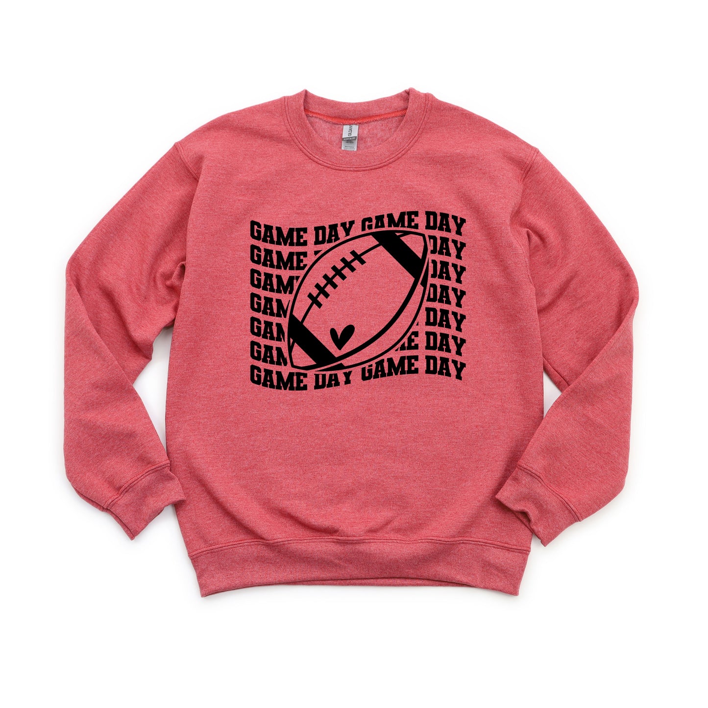 Football Game Day Stacked Wavy | Sweatshirt