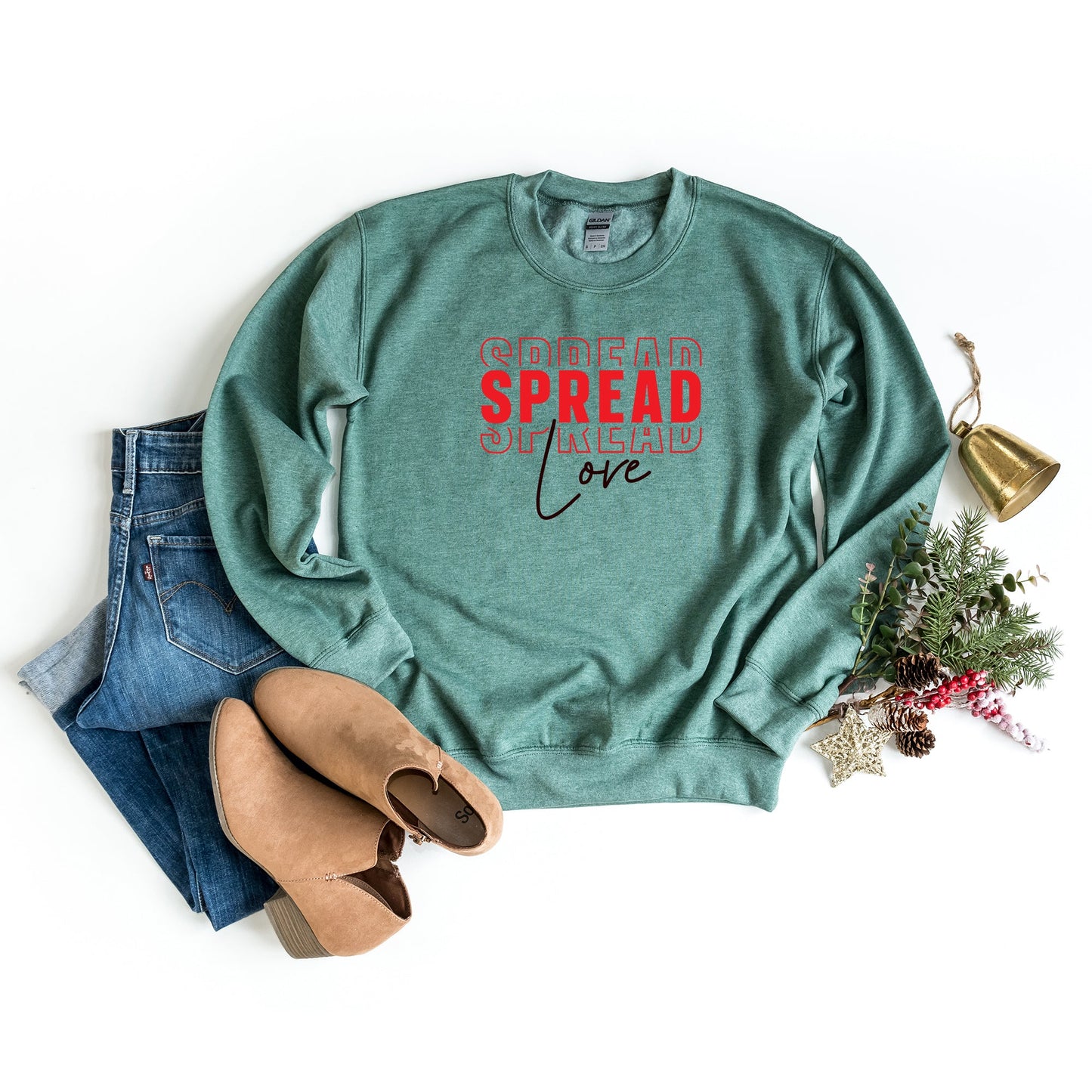 Spread Love Stacked | Sweatshirt
