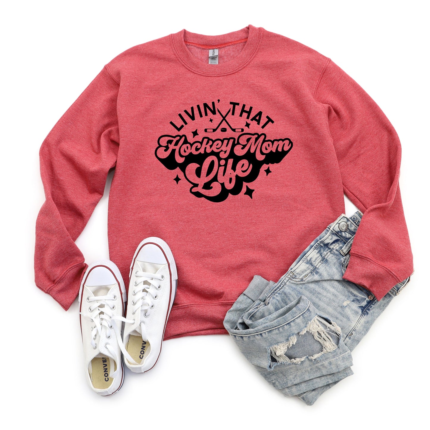 Livin' That Hockey Mom Life | Sweatshirt