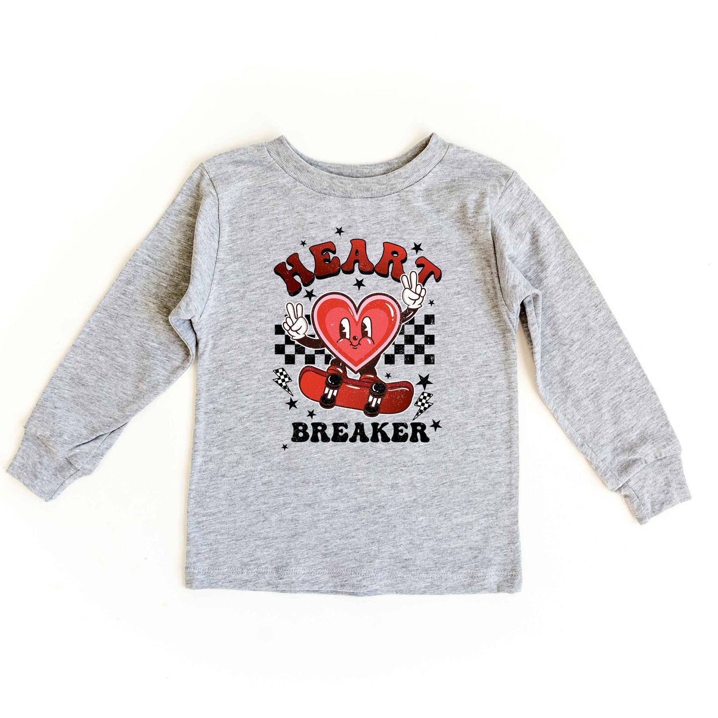 Heart Breaker Skater | Youth Long Sleeve Tee