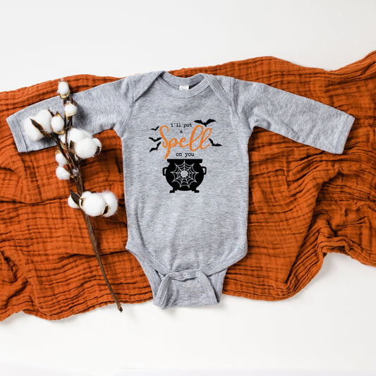 I'll Put A Spell On You Glitter | Baby Graphic Long Sleeve Bodysuit