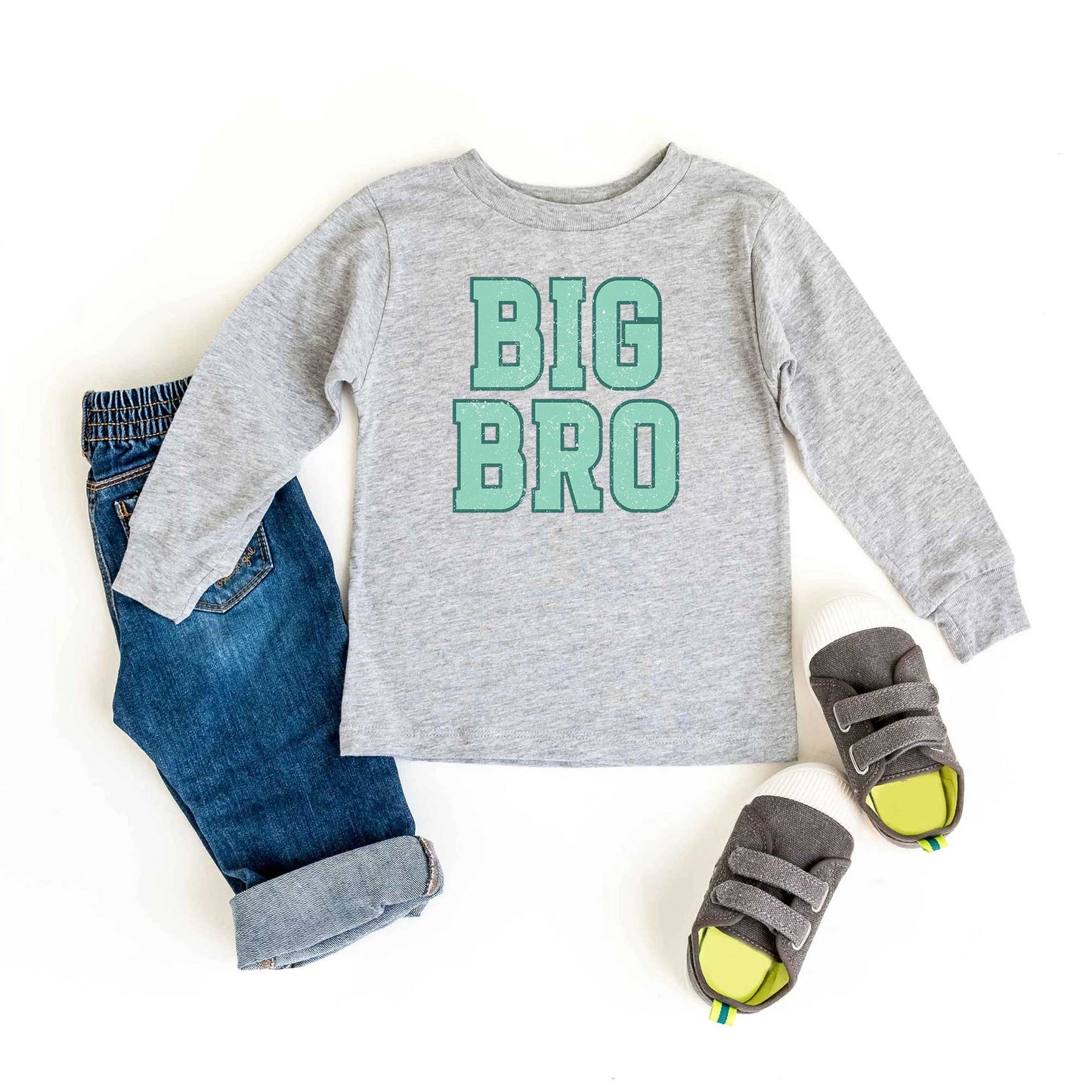 Big Bro Distressed | Youth Long Sleeve Tee