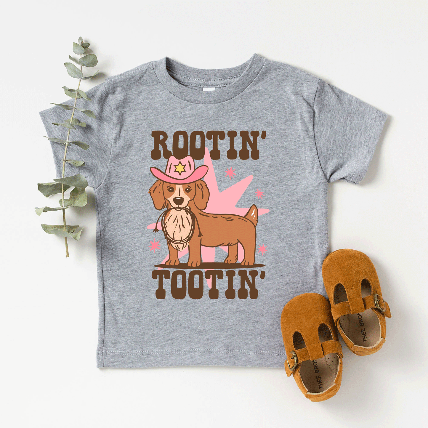 Rootin' Tootin' Dog | Youth Graphic Short Sleeve Tee