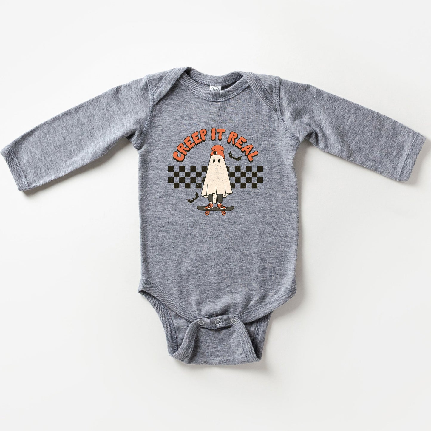 Creep It Real Skateboard | Baby Long Sleeve Bodysuit