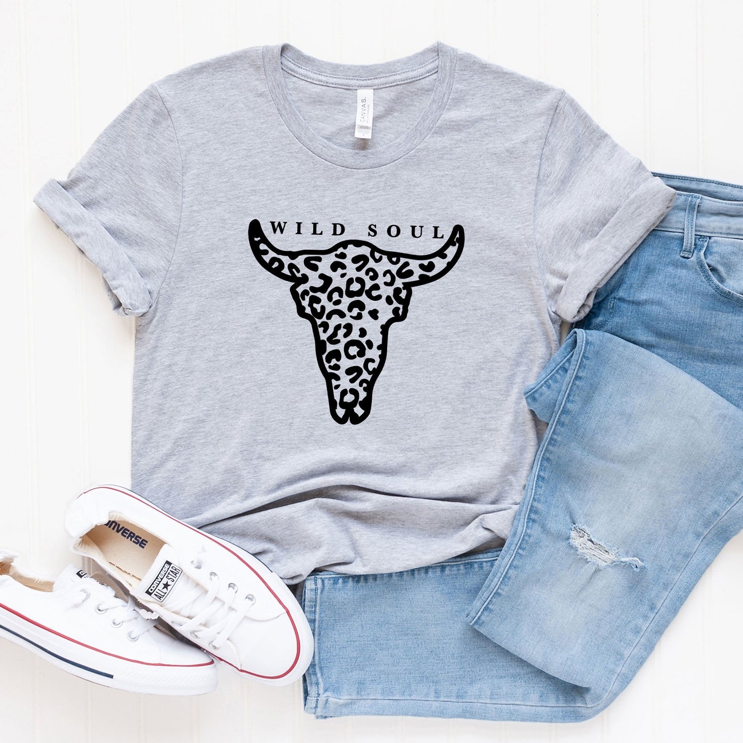 Leopard Wild Soul | Short Sleeve Graphic Tee