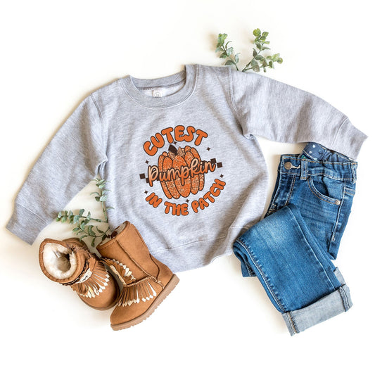 Cutest Pumpkin Leopard Print | Toddler Graphic Sweatshirt