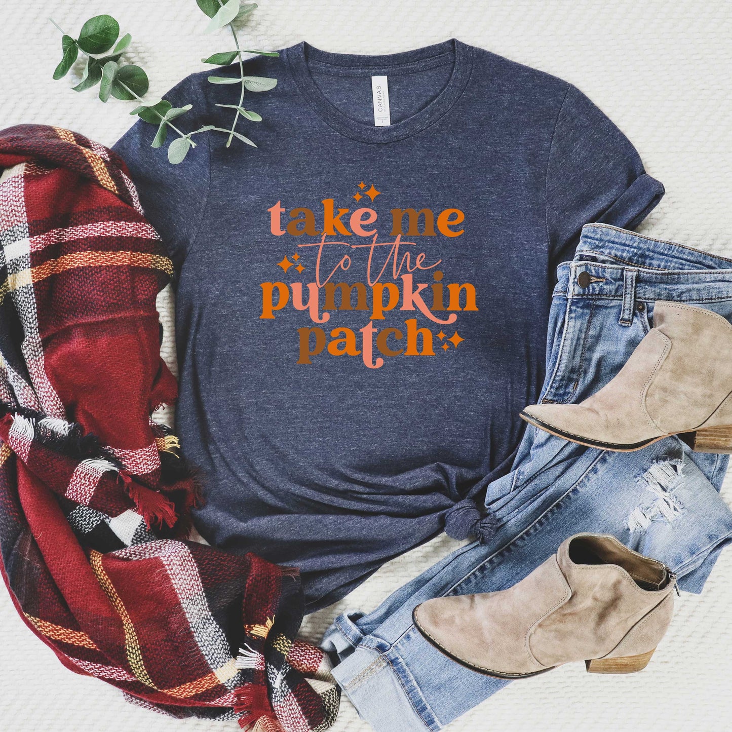 Pumpkin Patch Stars | Short Sleeve Graphic Tee