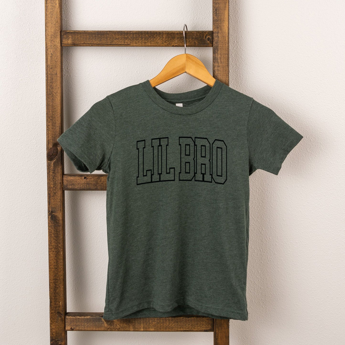Lil Bro Varsity Outline | Toddler Graphic Short Sleeve Tee