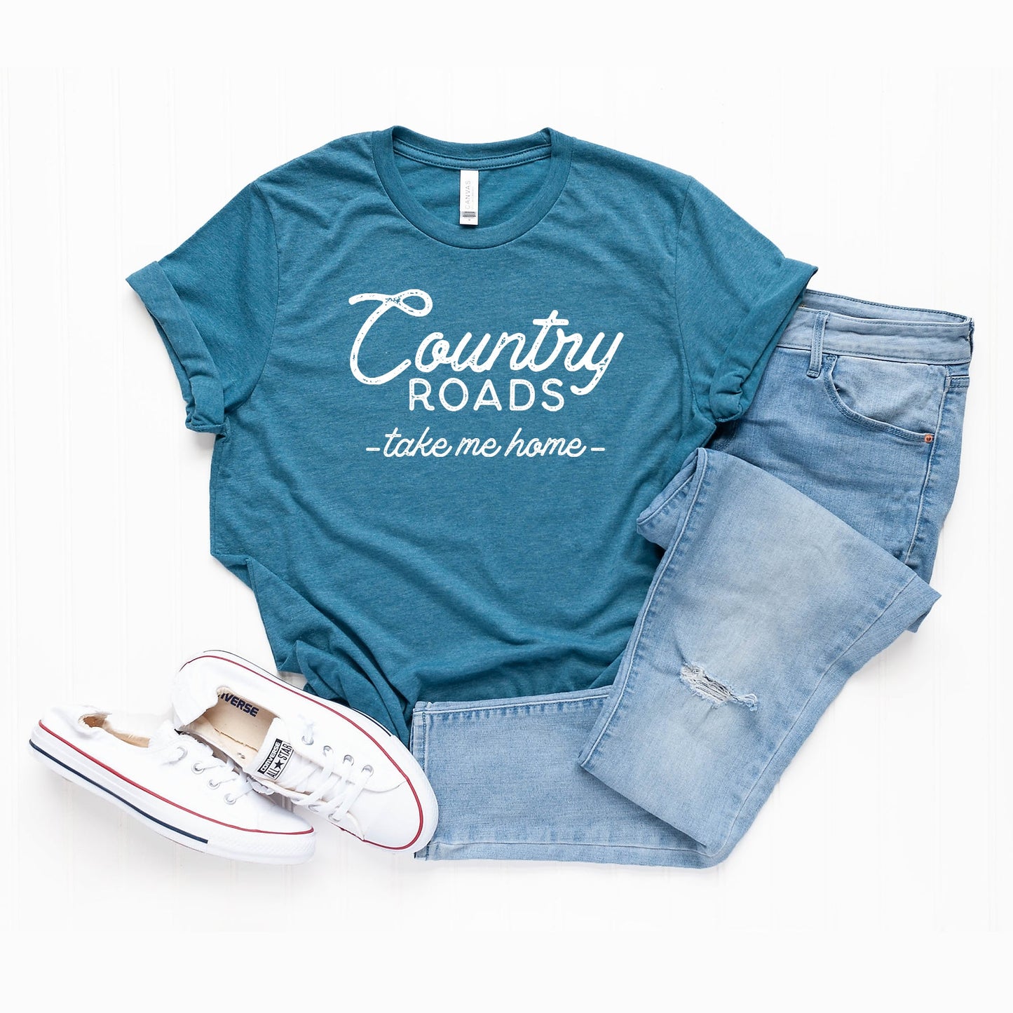 Country Roads Take Me Home | Short Sleeve Graphic Tee