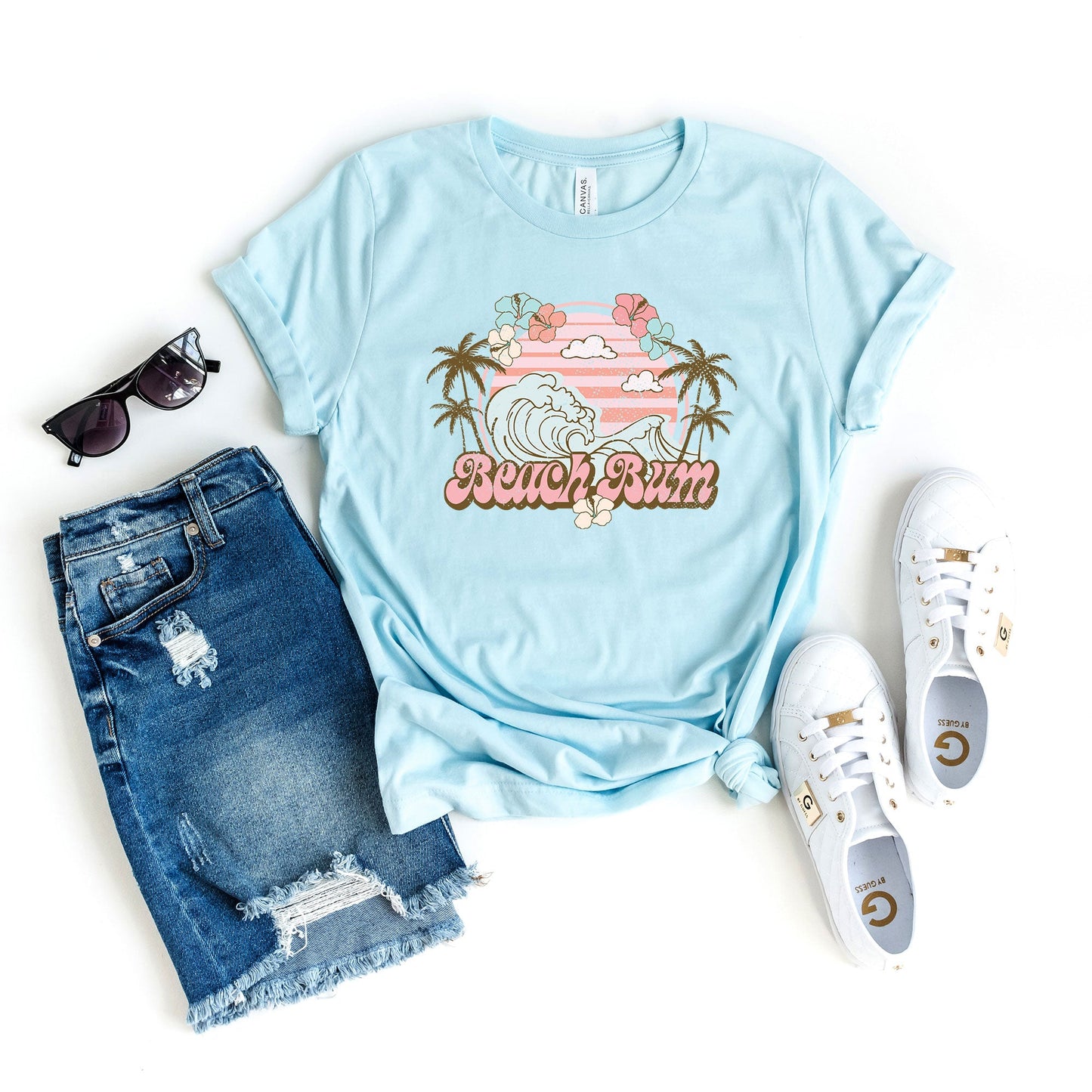 Beach Bum Waves | Short Sleeve Graphic Tee