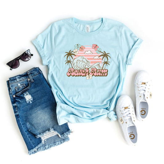 Beach Bum Waves | Short Sleeve Graphic Tee