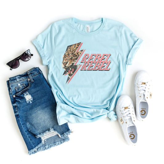 Rebel Cheetah | Short Sleeve Graphic Tee