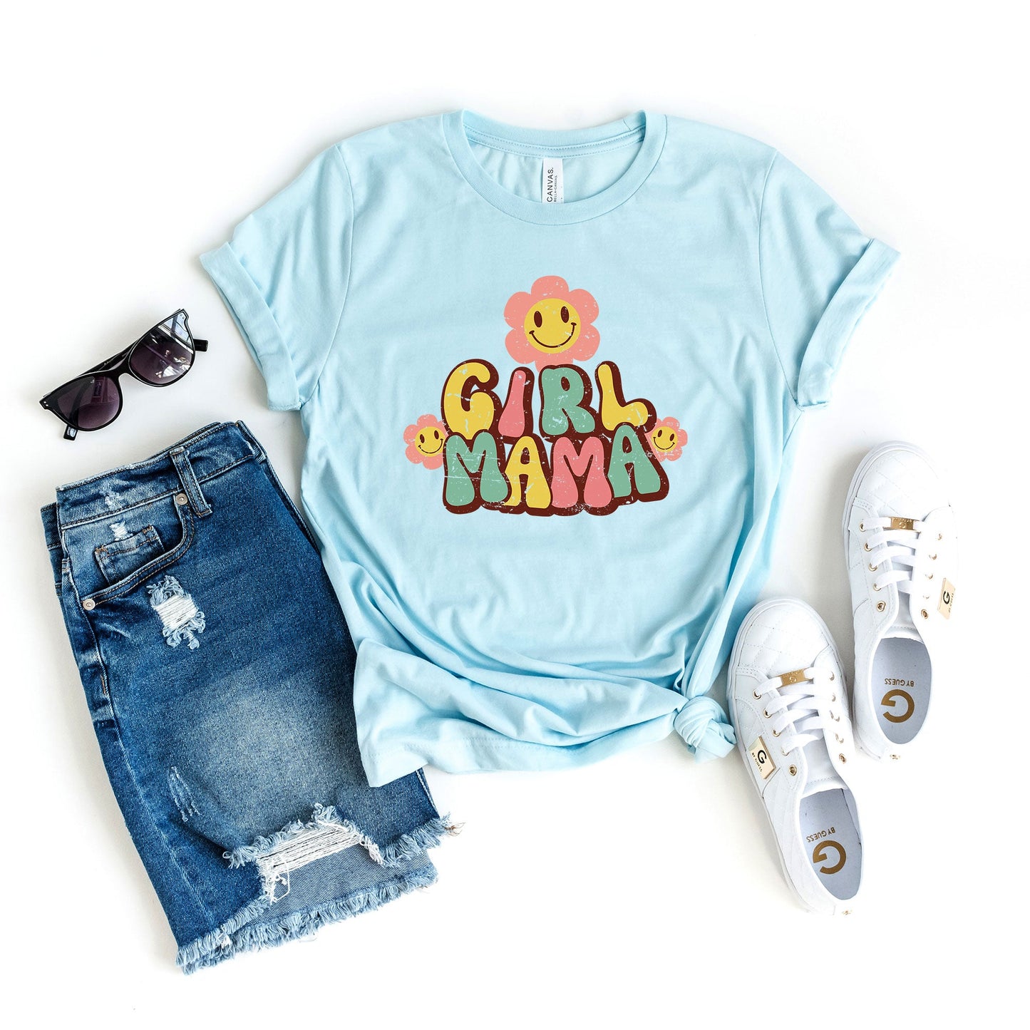 Girl Mama Flower | Short Sleeve Graphic Tee