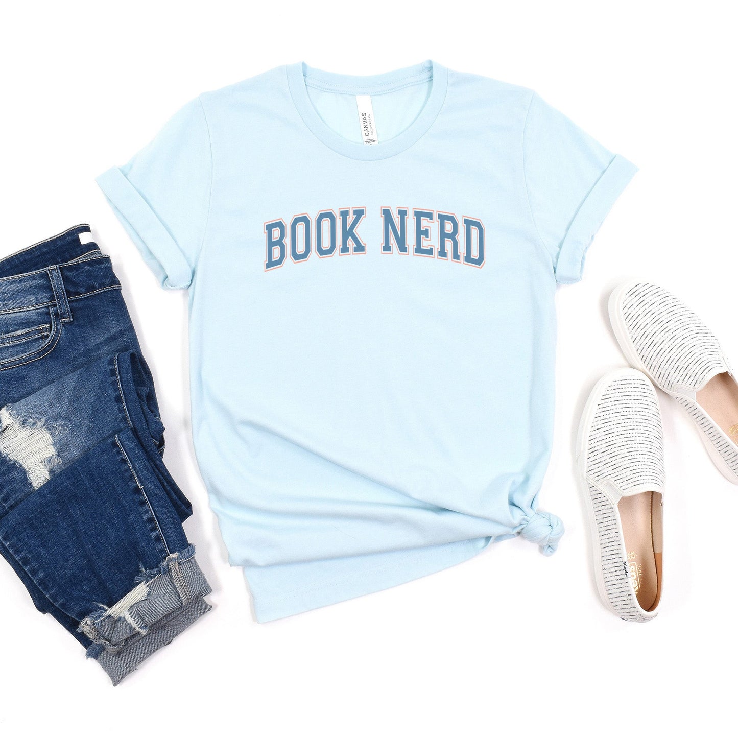 Varsity Book Nerd | Short Sleeve Graphic Tee