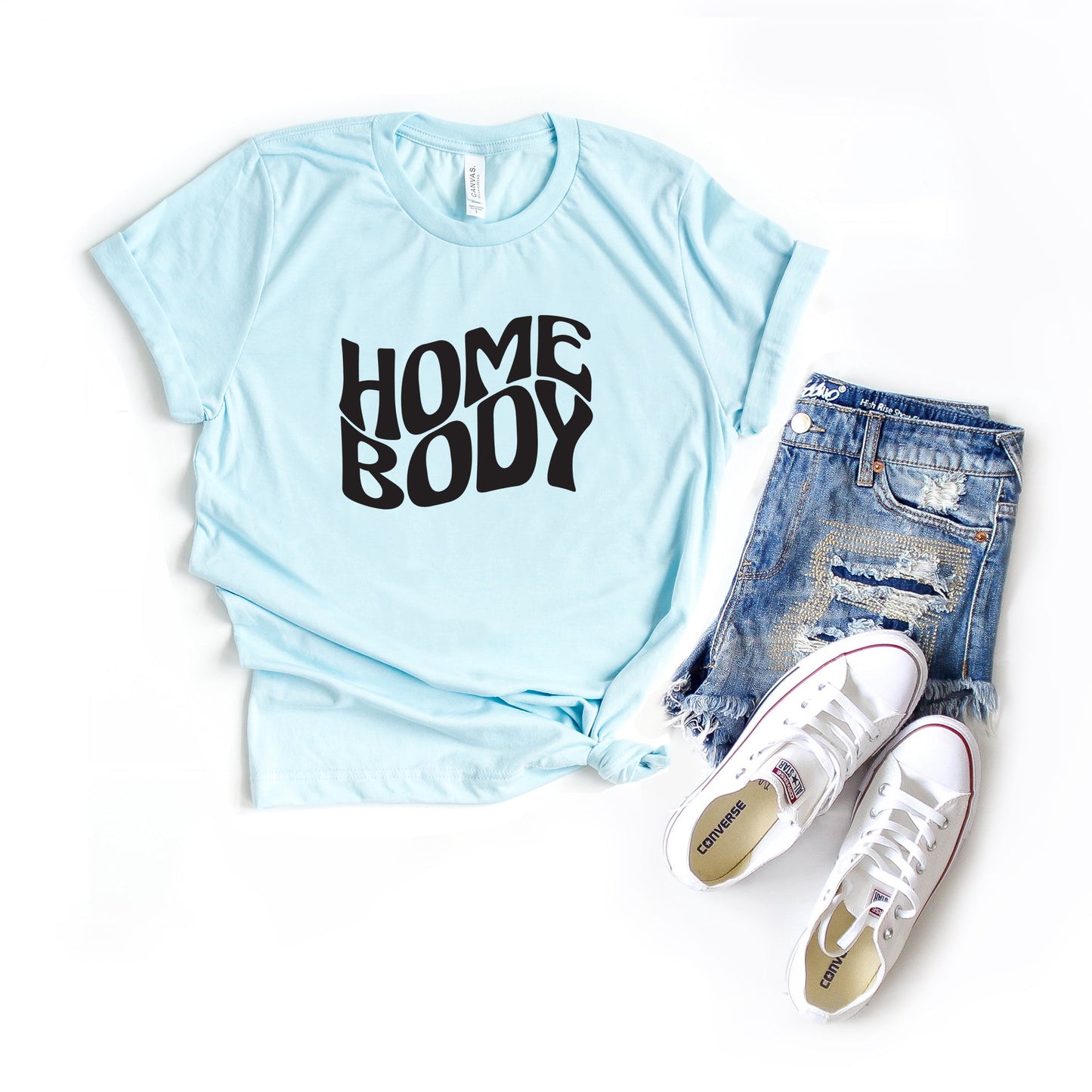 Homebody Wavy | Short Sleeve Crew Neck