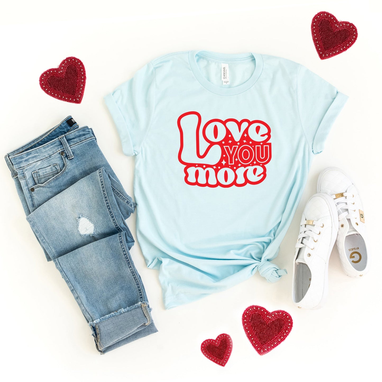 Love You More Bubble | Short Sleeve Graphic Tee