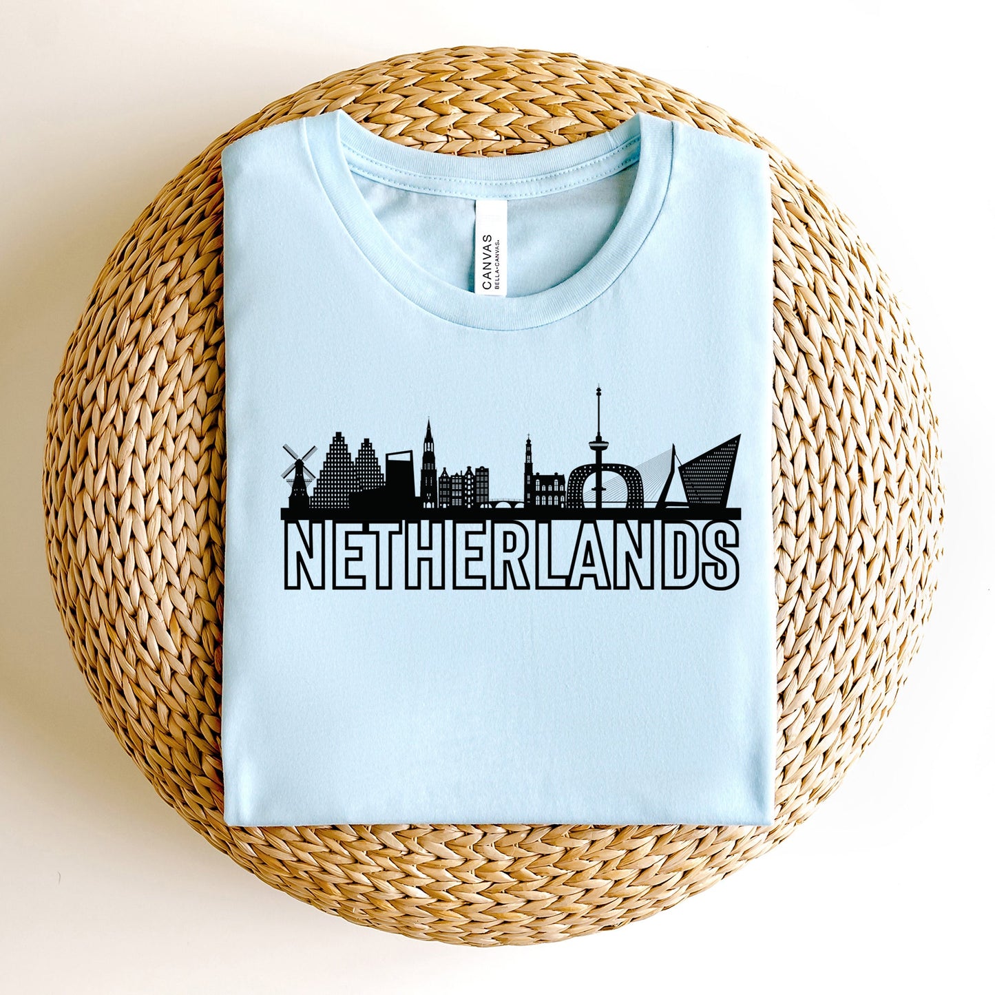 Netherlands Buildings | Short Sleeve Crew Neck