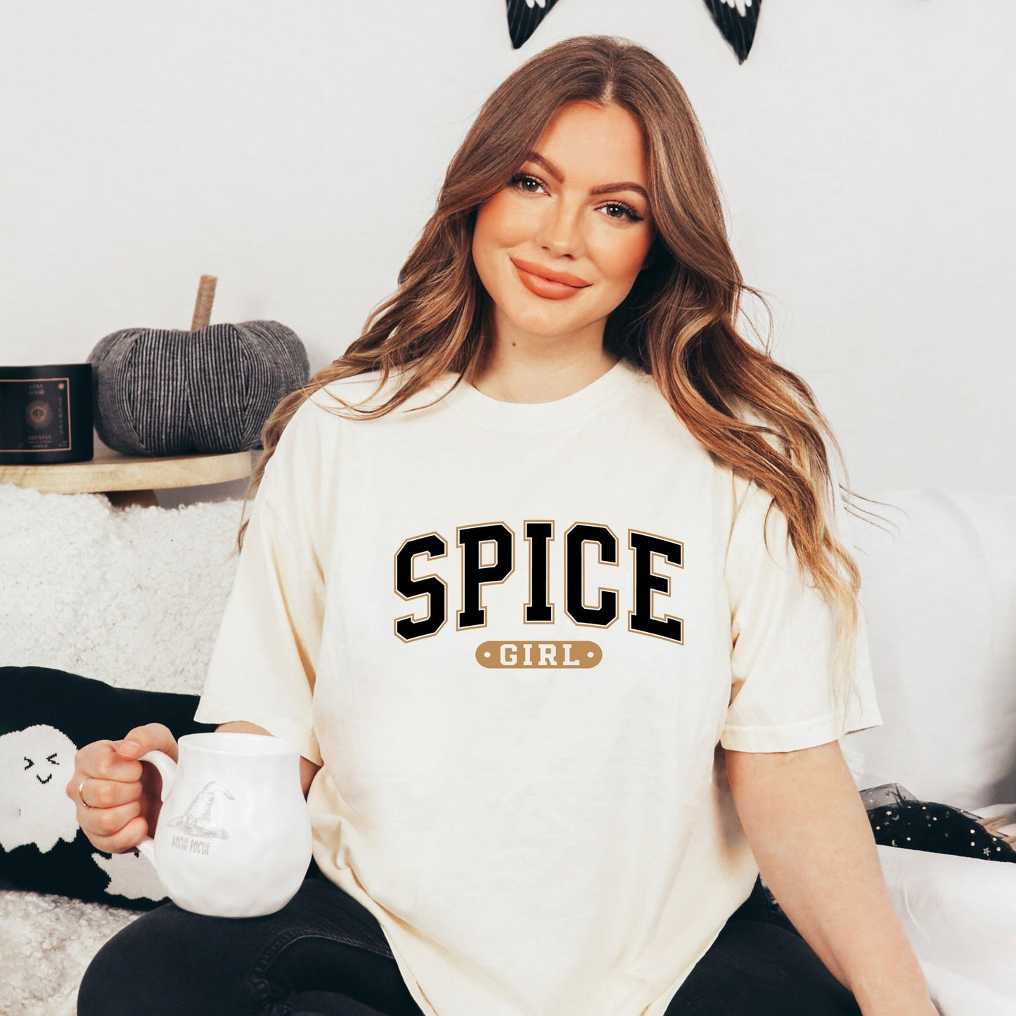 Spice Girl Varsity | Garment Dyed Tee