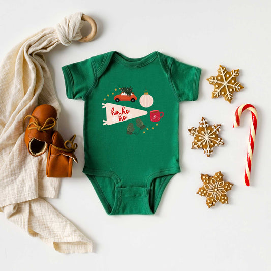 All About Christmas | Baby Graphic Short Sleeve Bodysuit