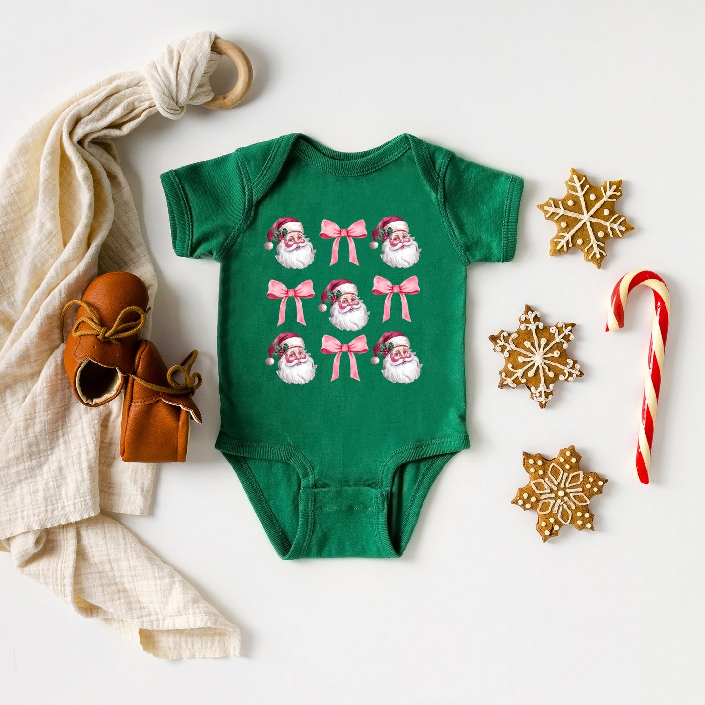 Coquette Santa Chart | Baby Graphic Short Sleeve Bodysuit