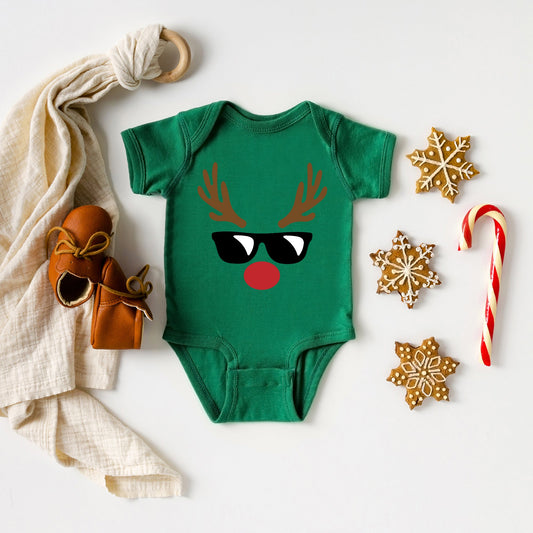 Reindeer Boy | Baby Graphic Short Sleeve Bodysuit