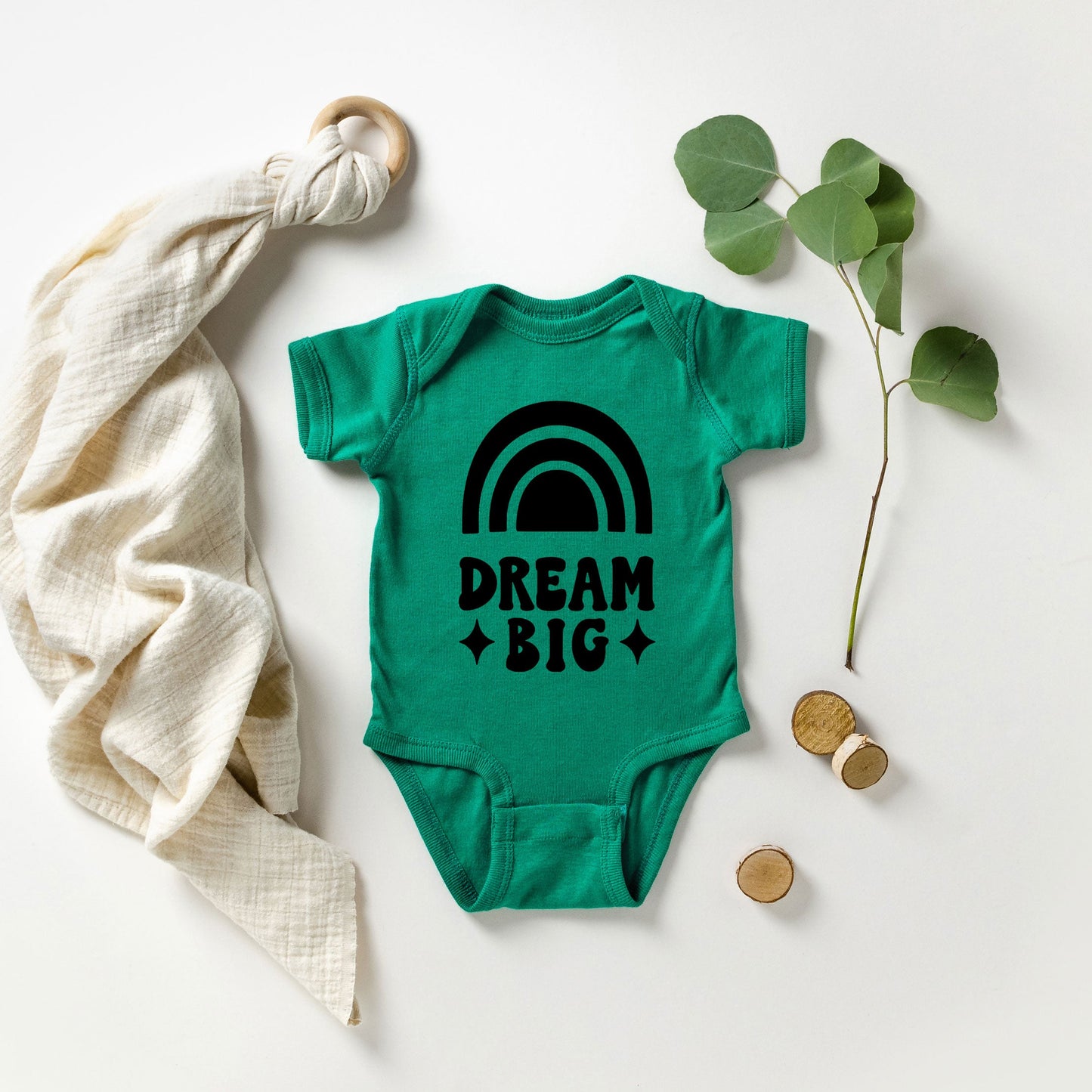 Dream Big Rainbow | Baby Bodysuit