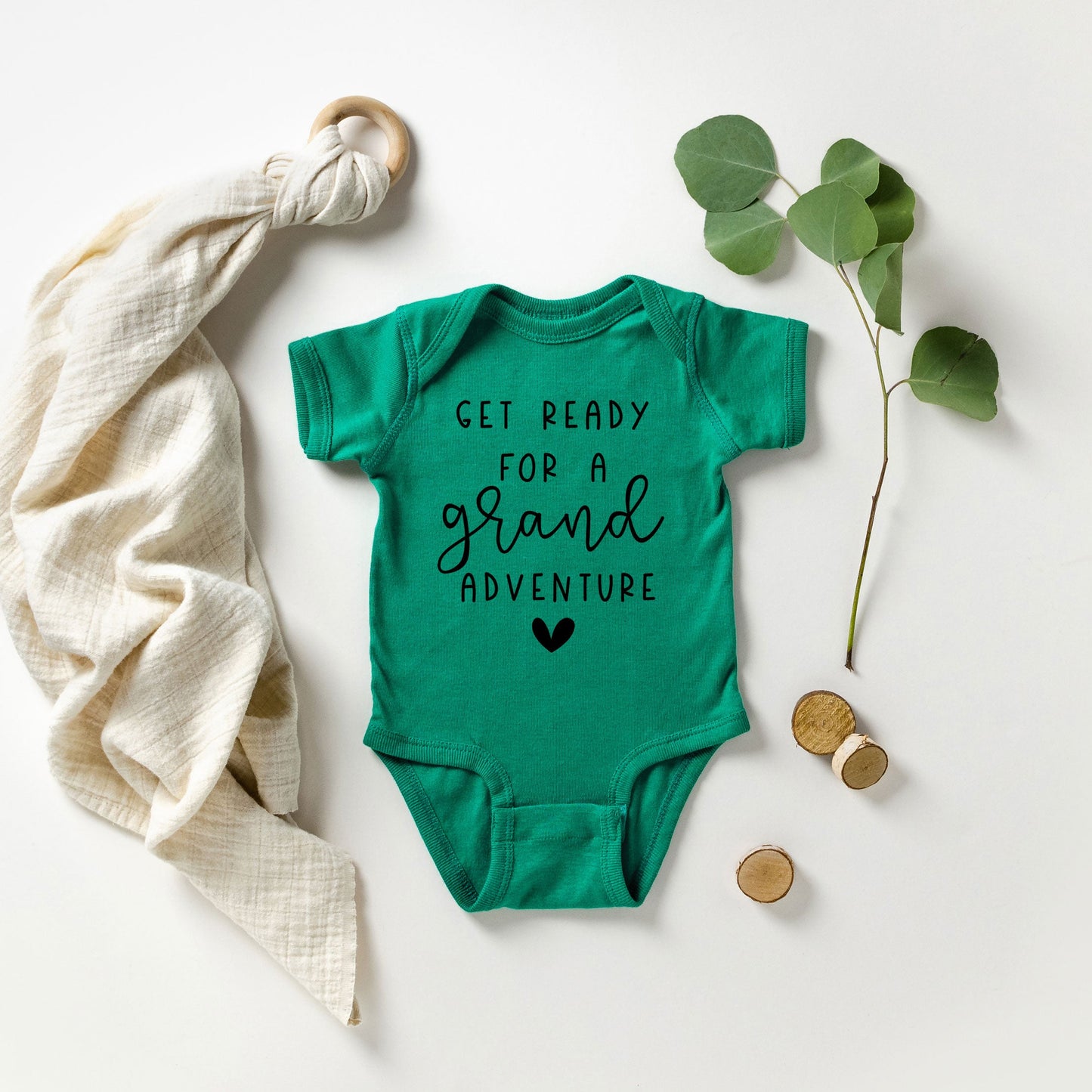 Get Ready Grand Adventure | Baby Graphic Short Sleeve Bodysuit